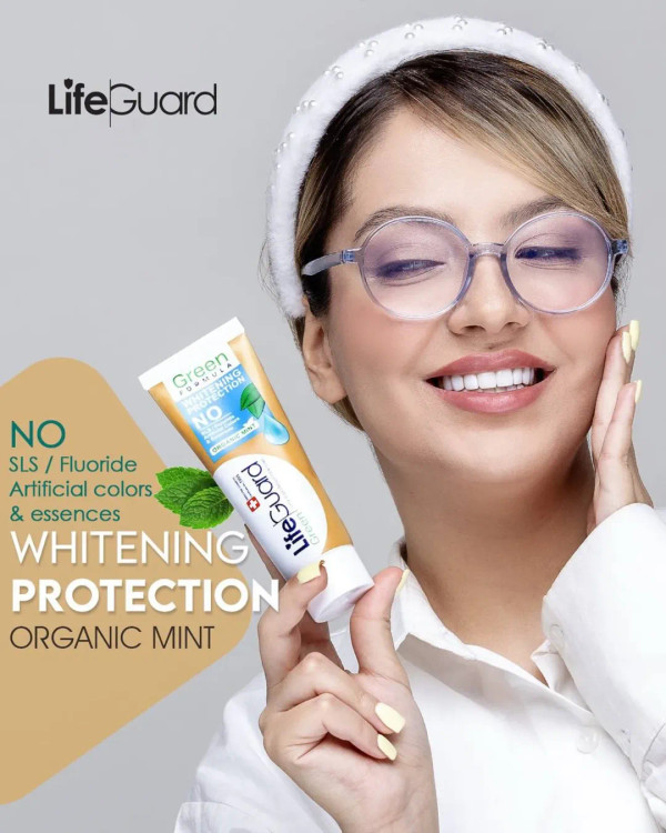 خمیردندان سفیدکننده گرین Life Guard ۱۰۰ گرم — کمک به سفید شدن و محافظت از دندانها
