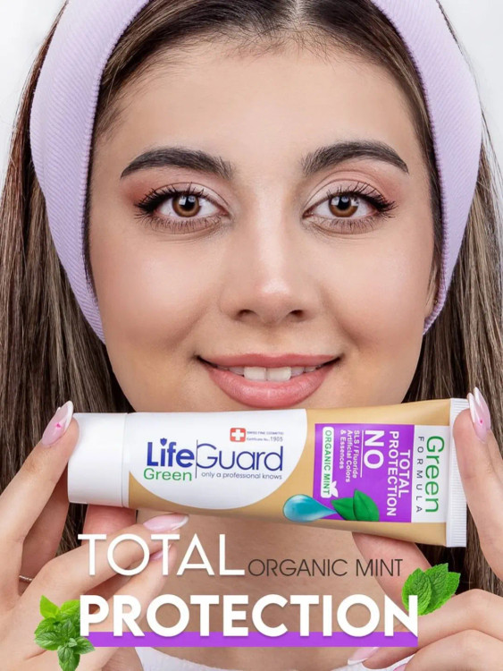 خمیردندان توتال گرین Life Guard ۱۰۰ گرم — محافظت کامل از دندانها و کمک به سلامت لثه