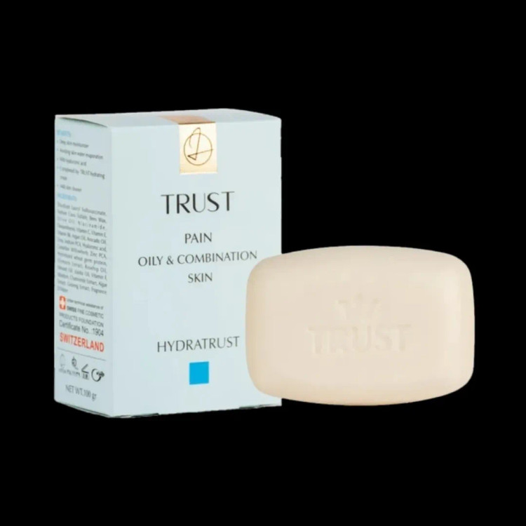 پن آبرسان پوست چرب و مختلط تراست ۱۰۰ گرم — پاککننده و آبرسان پوست، مناسب مصرف روزانه