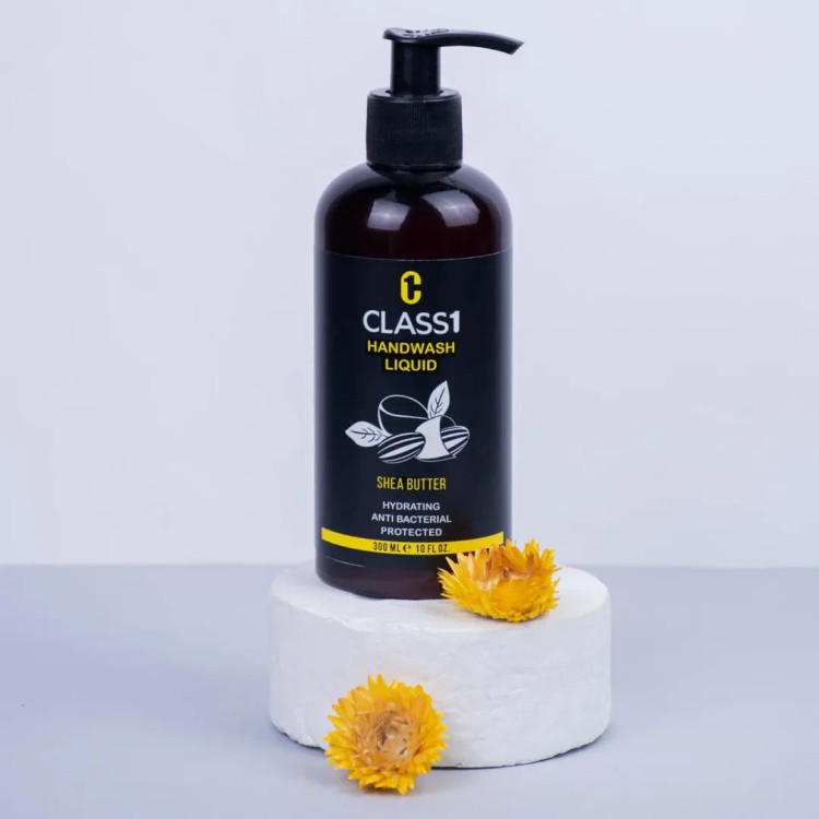 مایع دستشویی کرمی Class 1 حاوی شی باتر Class 1 ۳۰۰ میل — پاککننده و نرمکننده پوست دست