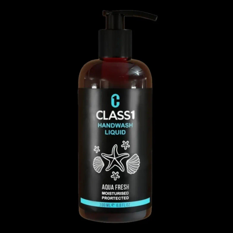 مایع دستشویی کرمی کلاس یک ۳۰۰ میل — حاوی عصاره گیاهان دریایی، مرطوبکننده و نرمکننده دستها