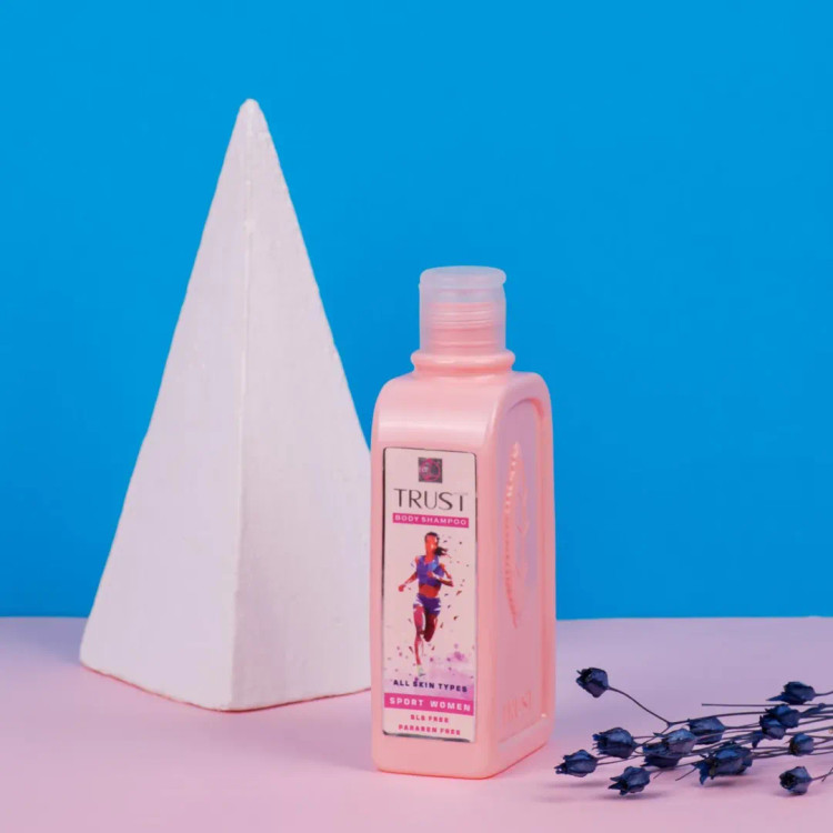 شامپو بدن اسپرت زنانه تراست ۲۵۰ میل — پاککننده ملایم و خوشبوکننده پوست