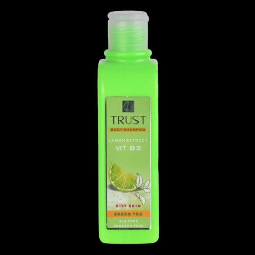 شامپو بدن چای سبز و لیمو تراست ۲۵۰ میل — پاککننده و شادابکننده پوست