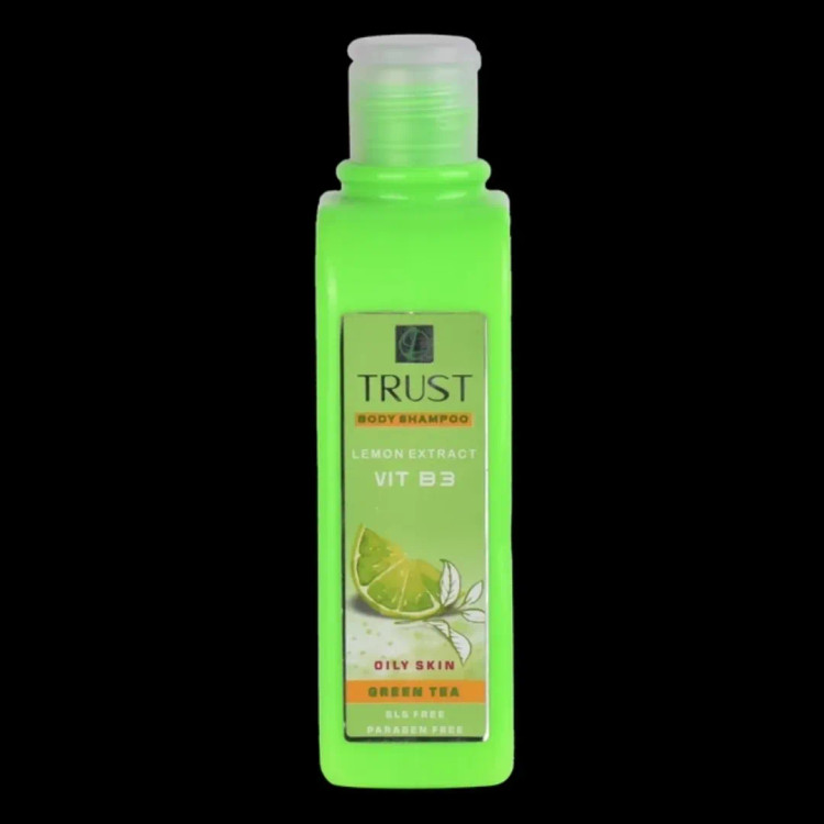 شامپو بدن چای سبز و لیمو تراست ۲۵۰ میل — پاککننده و شادابکننده پوست