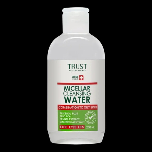 محلول میسلار پاککننده آرایش پوست مختلط تا چرب تراست ۲۵۰ میل