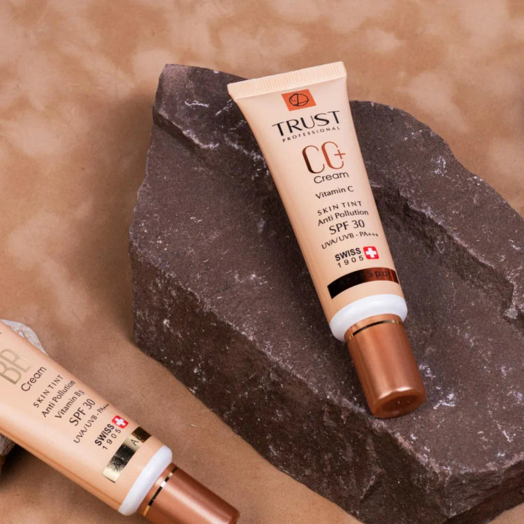 سی سی کرم پلاس شماره ۱ (بژ روشن) تراست ۳۰ میل — پوشاننده و روشنکننده پوست