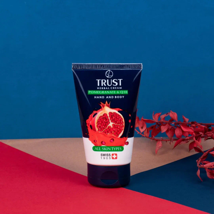 کرم دست و بدن انار و کیوتن تراست ۱۵۰ میل — مرطوبکننده و تغذیهکننده پوست