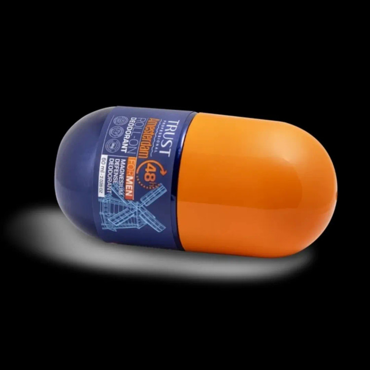 لوسیون خوشبوکننده (مام رول) مردانه مدل آمستردام تراست ۶۰ میل — خوشبوکننده و ماندگار برای آقایان