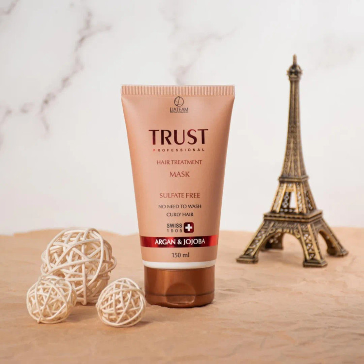 ماسک موی بعد از حمام آرگان و جوجوبا تراست ۱۵۰ میل — ترمیم و تغذیهکننده موها