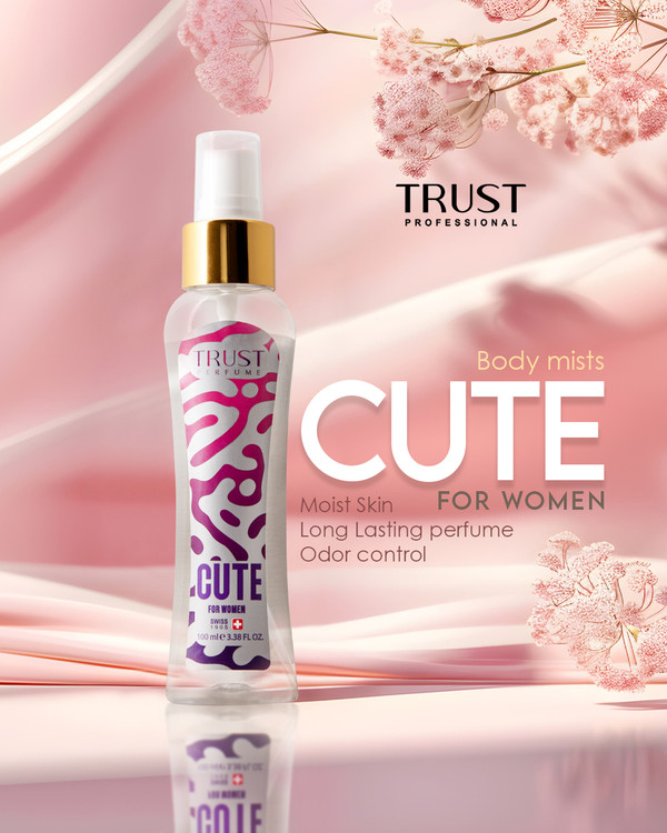 بادی میست زنانه مدل Cute تراست ۱۰۰ میل — خوشبوکننده و ماندگار مخصوص بانوان