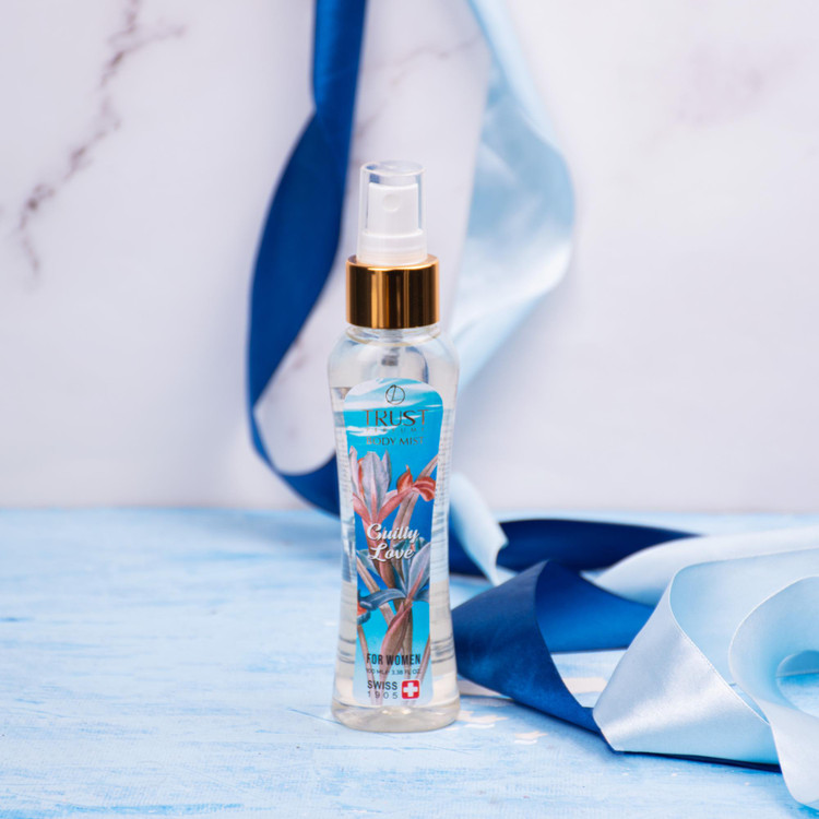 بادی میست زنانه مدل Guilty Love تراست ۱۰۰ میل — خوشبوکننده و ماندگار مخصوص بانوان